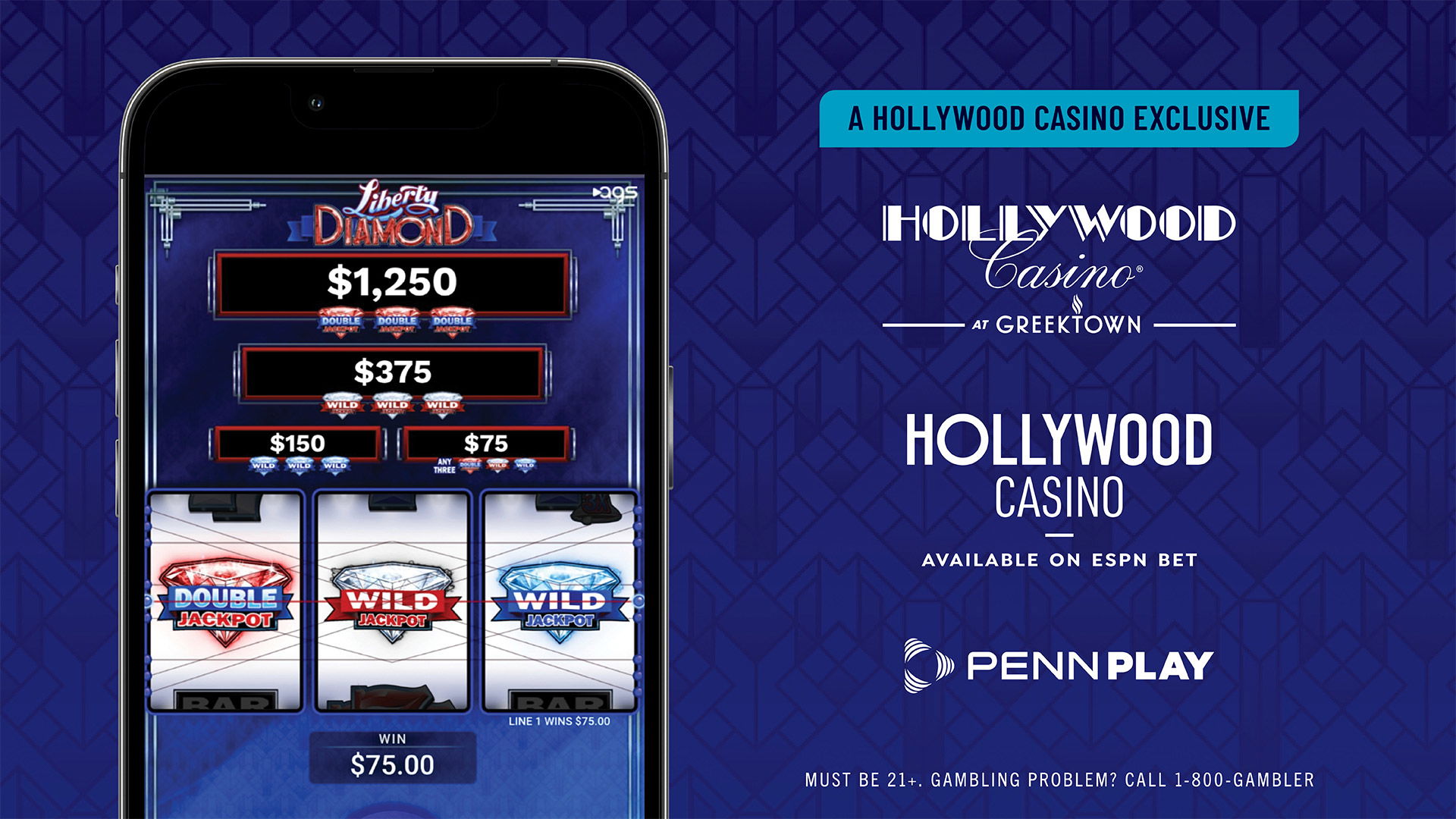 Penn Entertainment debuts first omnichannel casino offering with Liberty Diamond slot launch