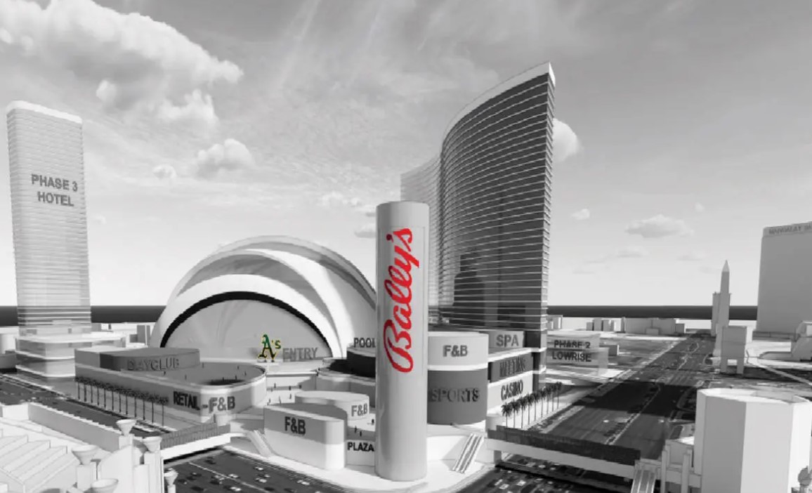 Bally’s looking to open Las Vegas property with A’s stadium