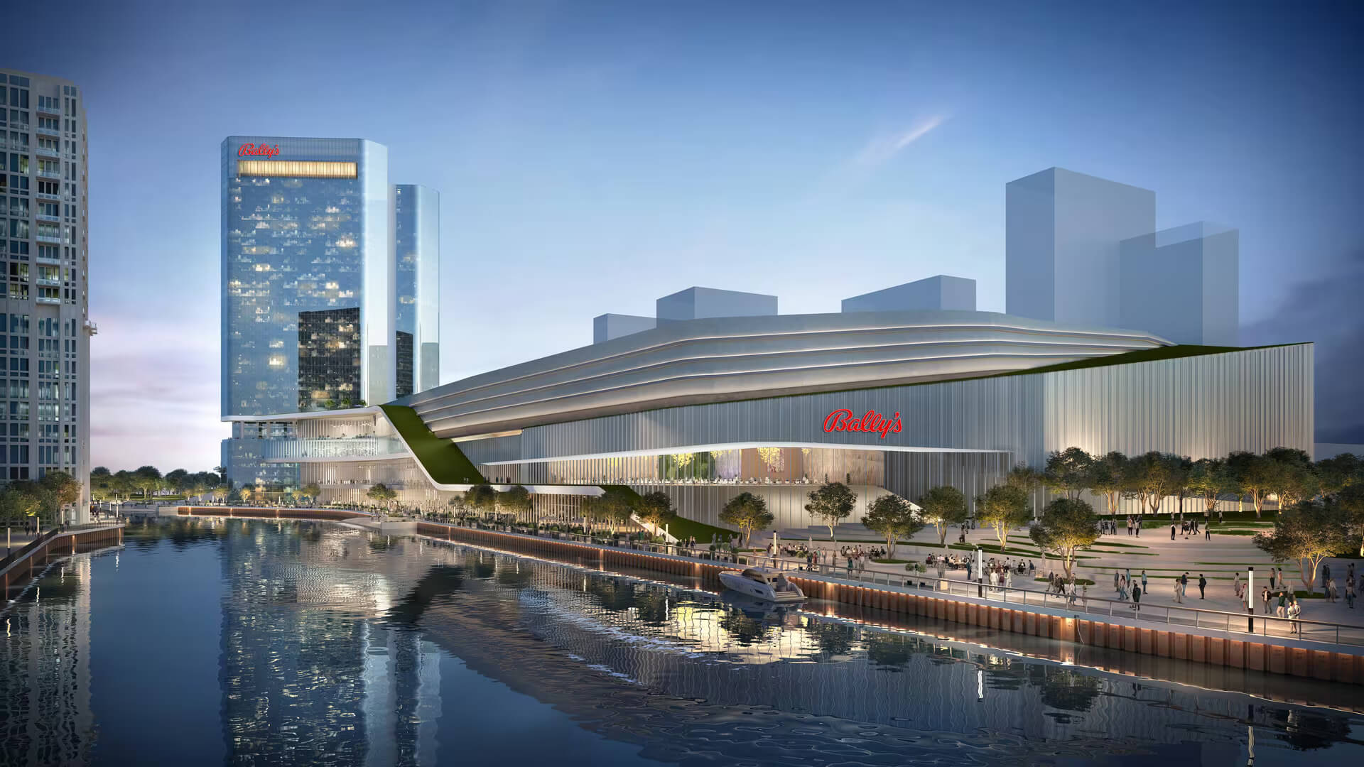 HKS Architects is designing Bally’s riverfront casino in Chicago