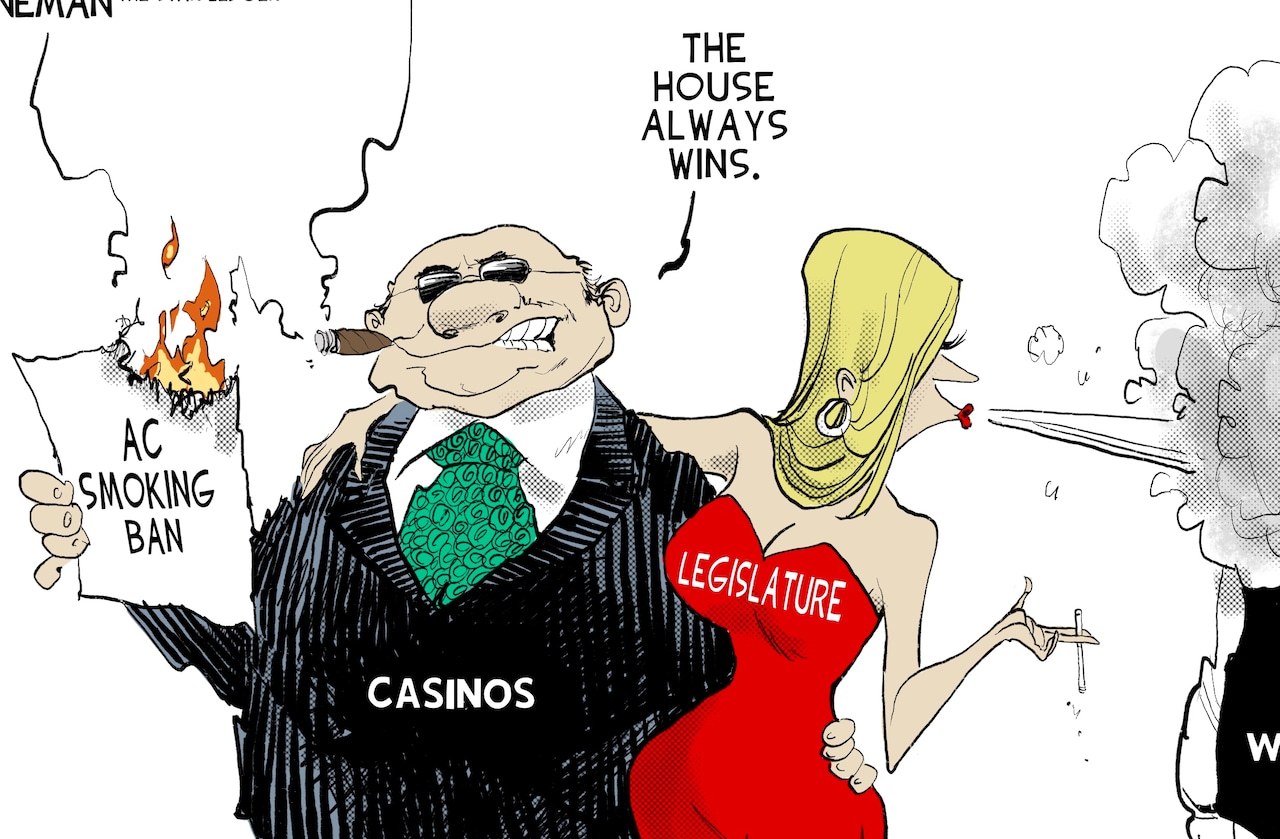 What are the odds that smoking will be banned in casinos? | Sheneman